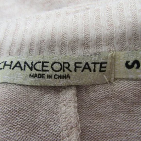 NWT! Women's Chance or Fate Cream/Beige Tunic Sweater Size Small - Picture 5 of 6